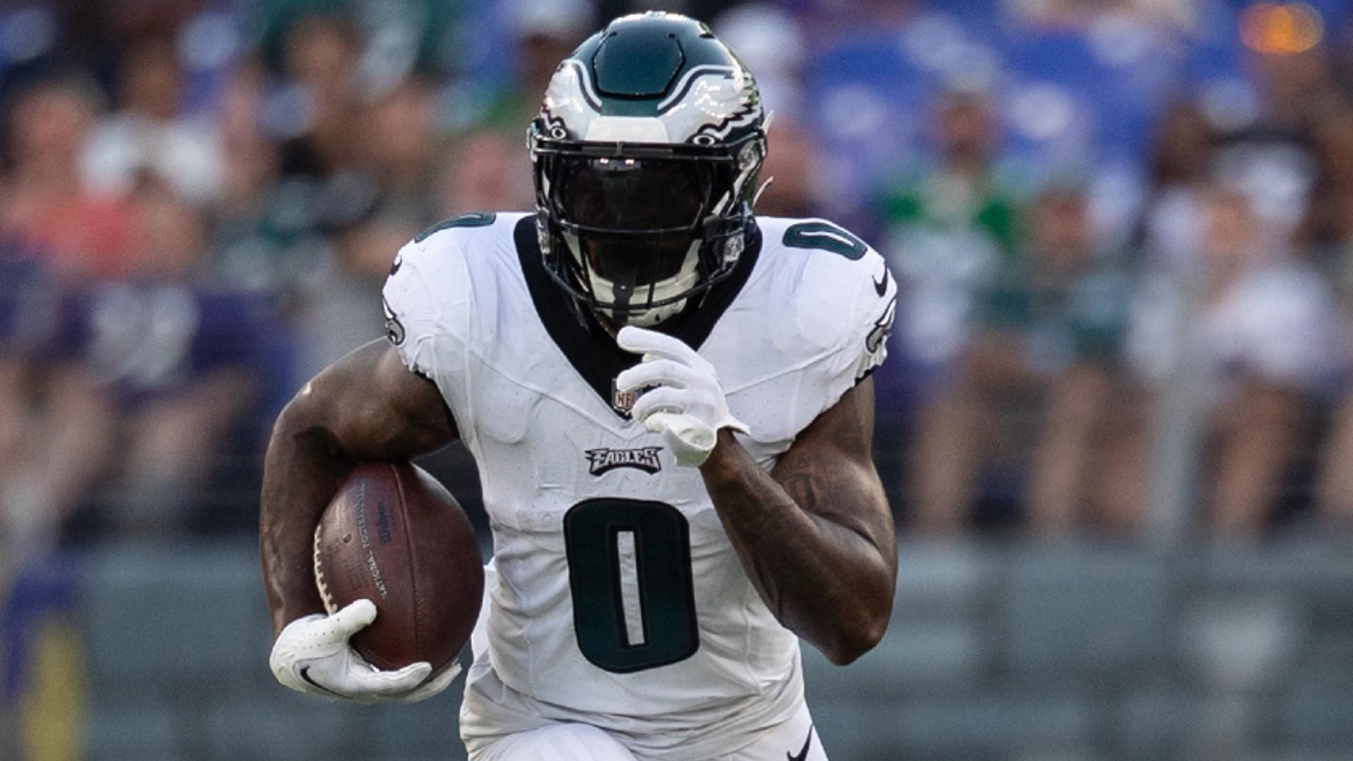 1920x1080 Eagles RB depth chart: Why D'Andre Swift saw limited action behind Kenneth Gainwell vs. Patriots