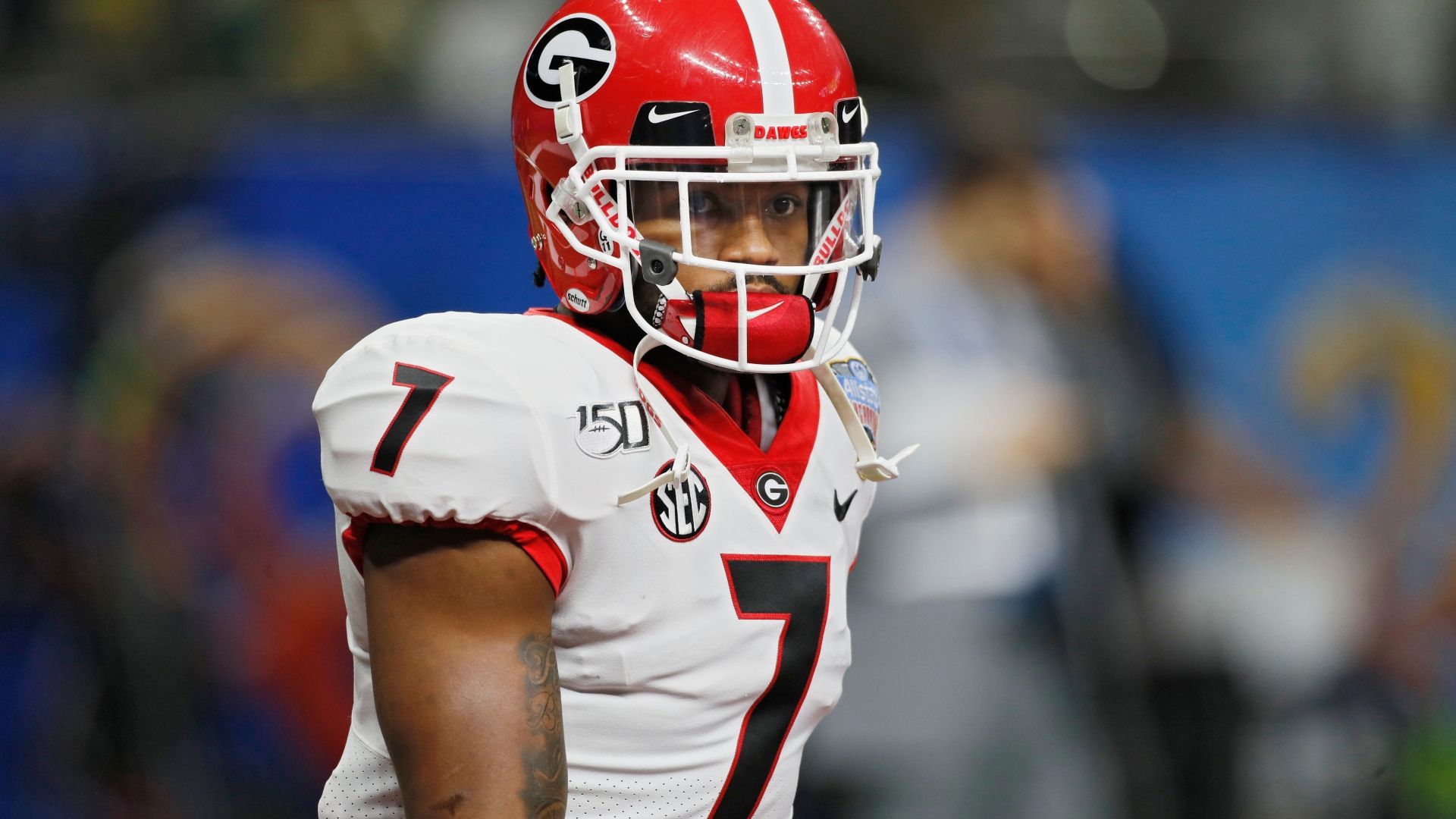 1920x1080 NFL combine invitee: D'Andre Swift, RB, Georgia, Philadelphia St. Joseph's Prep