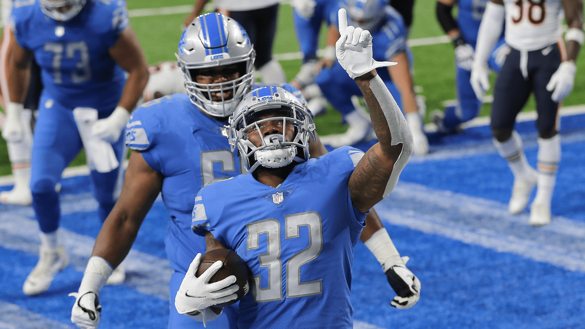 1920x1080 Lions Fans Shocked As D'Andre Swift Drops Game Winning Touchdown Vs. Bears