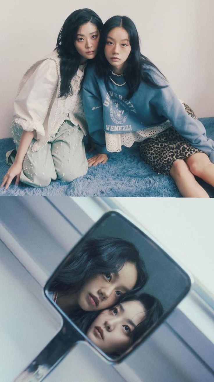 736x1308 Lee Hyeri & Chung Subin. Scrapbook journal, Bts wallpaper