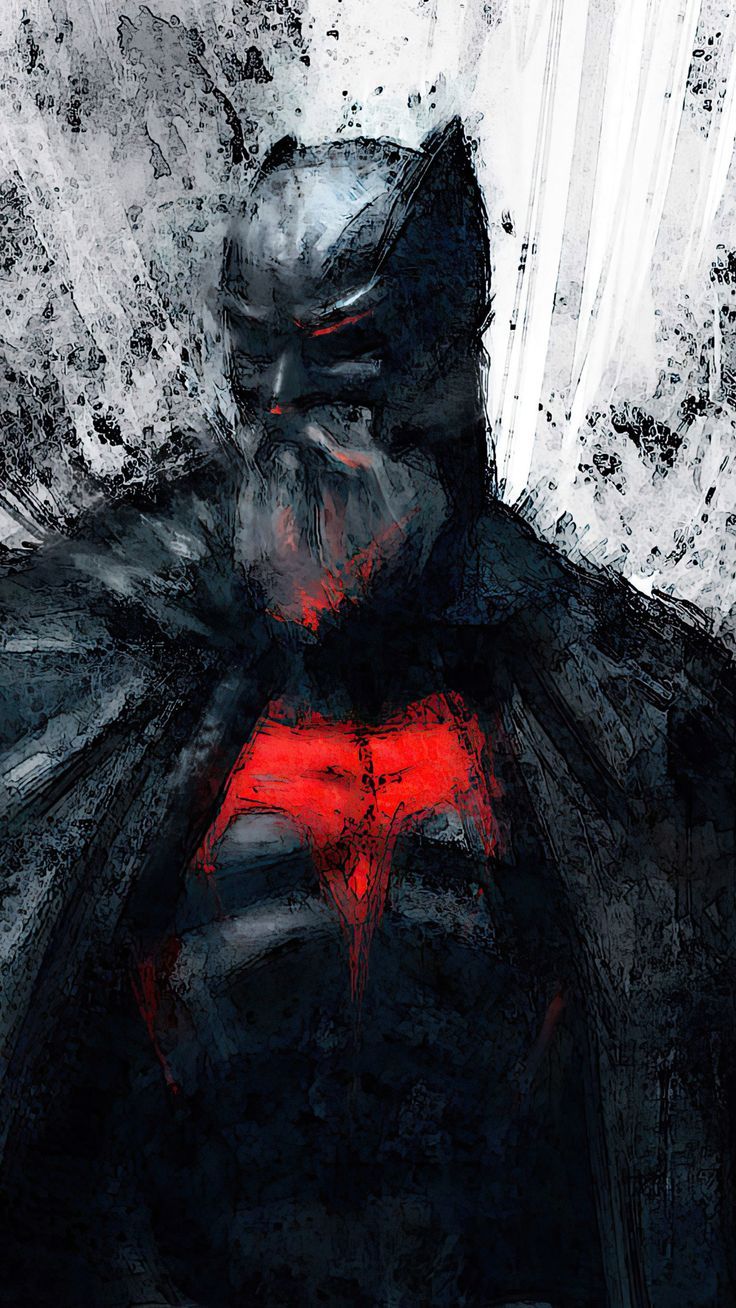 736x1308 Resolution Old Batman Art Sony Xperia X, XZ, Z5 Premium Wallpaper