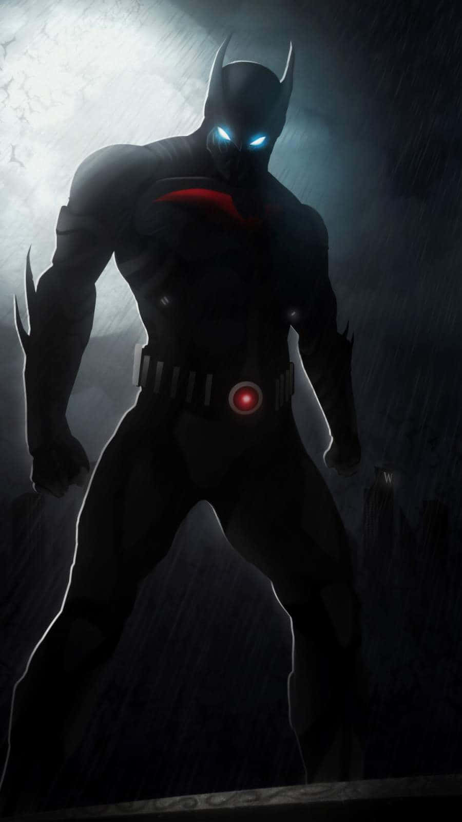 900x1600 Download Bruce Wayne Apprentice Terry McGinnis pursuing evil in Gotham Picture