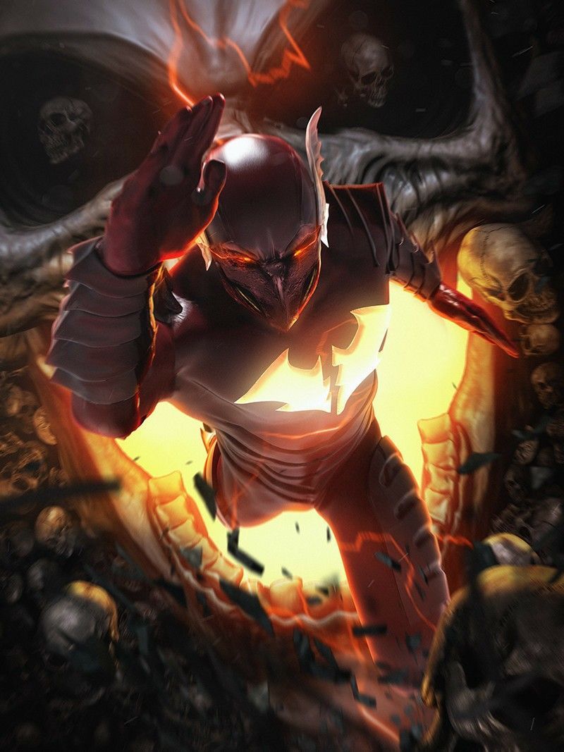 800x1067 Evil Flash Wallpaper