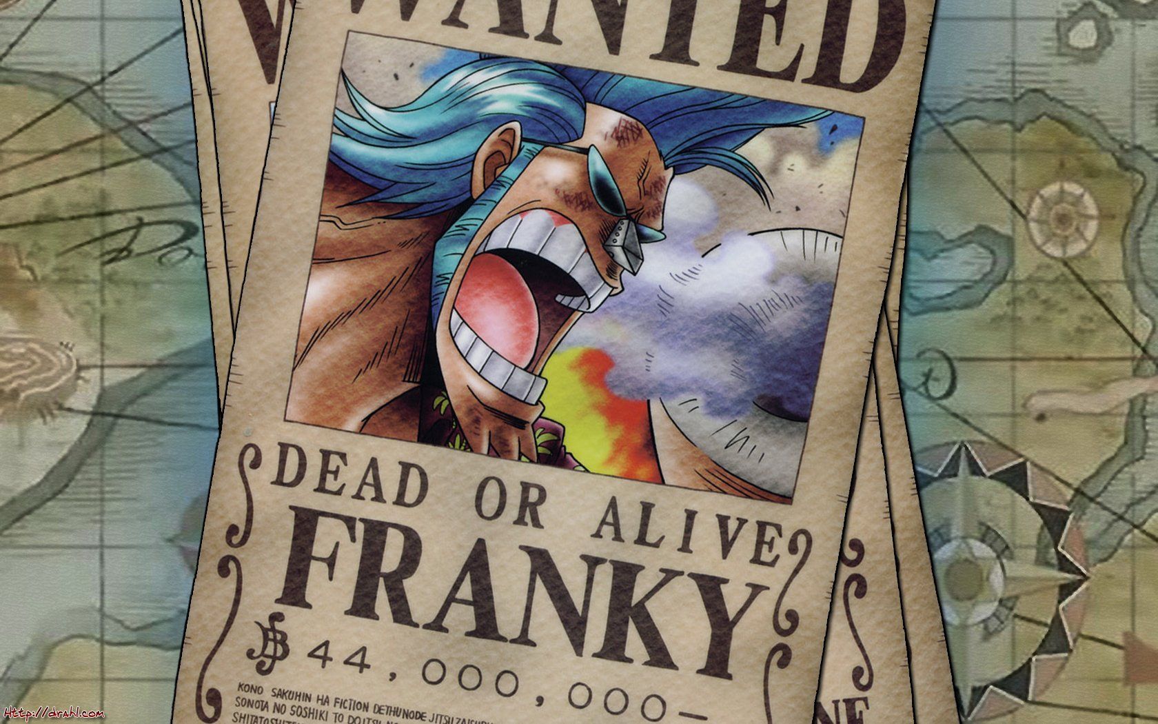1680x1050 HD Wallpaper of Franky from One Piece: Wanted Dead or Alivex1050