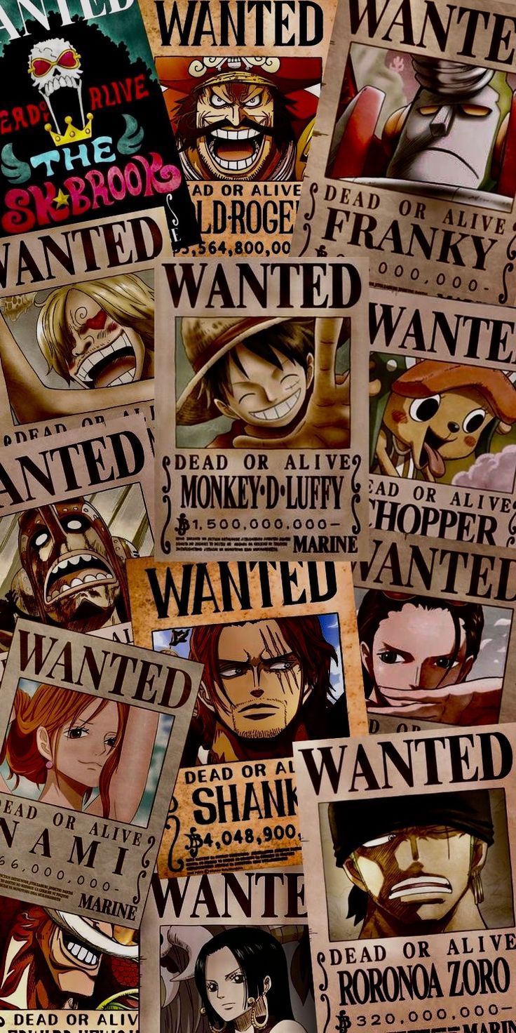 736x1472 Vintage Handsome Cool. One piece bounty wallpaper, Wanted poster one piece wallpaper, Wallpaper iphone one piece