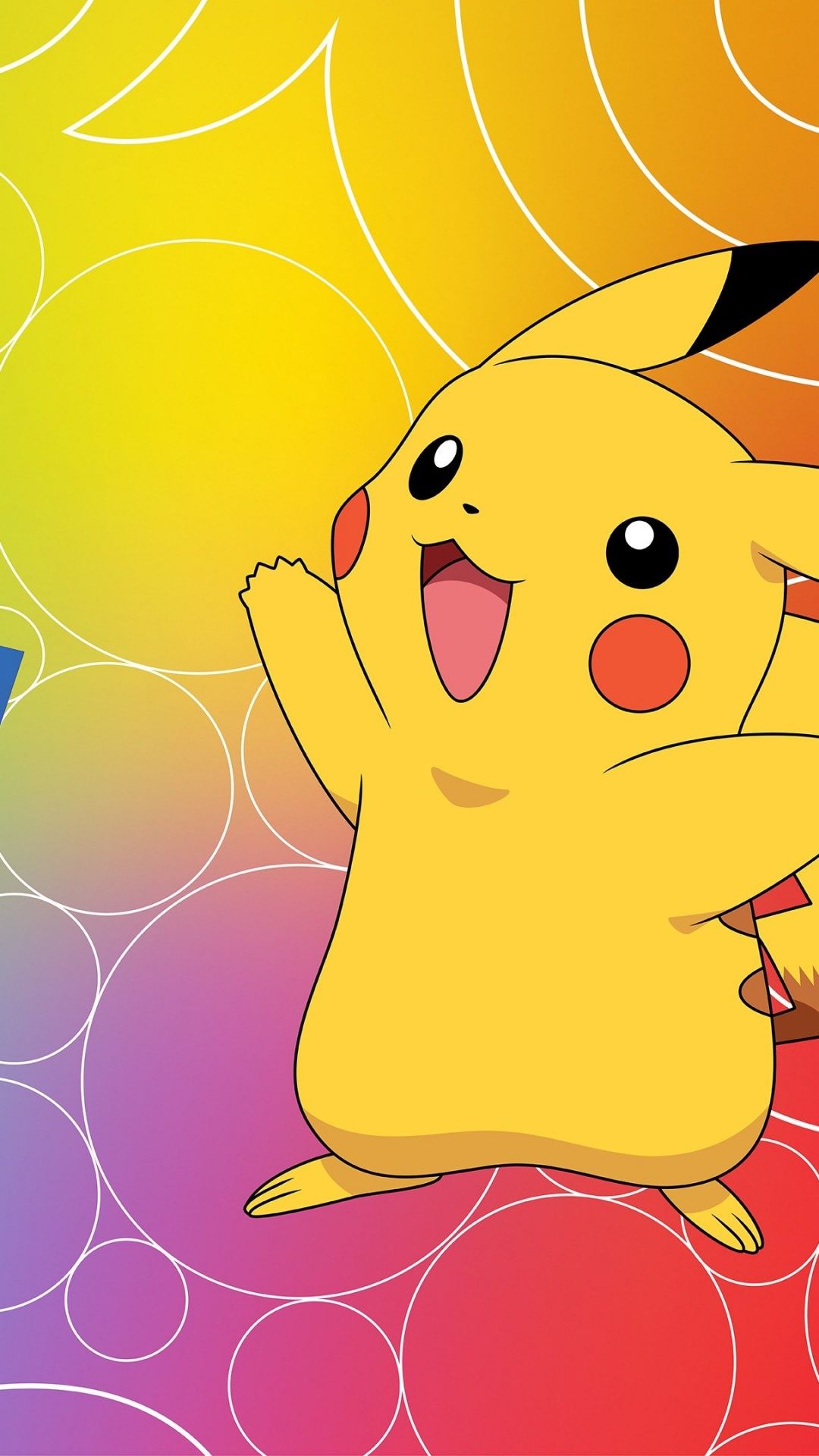 1080x1920 Pokemon Wallpaper 4K, Pikachu, Colorful background