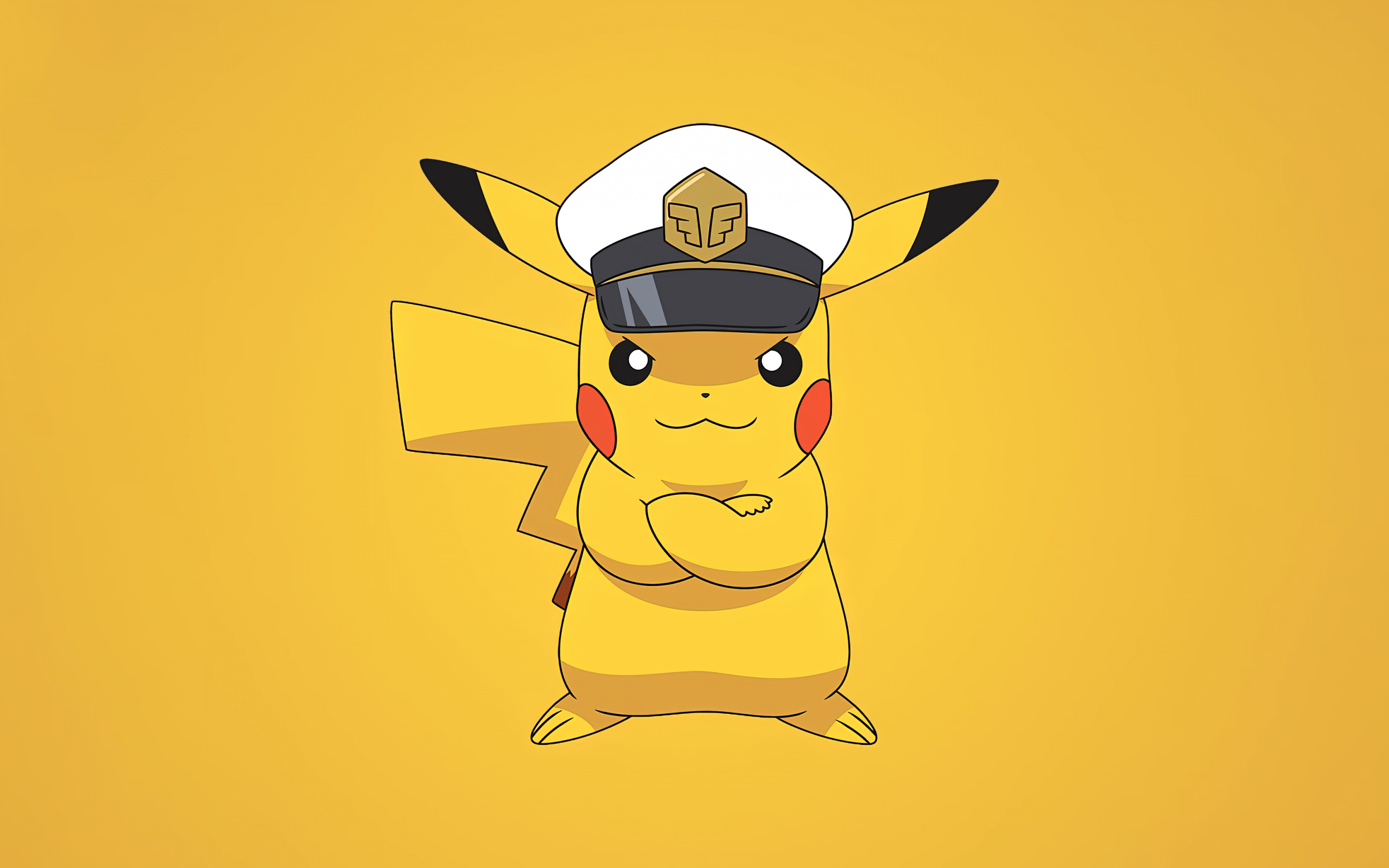 2880x1800 Pikachu Wallpaper 4K, Pokemon, Yellow background