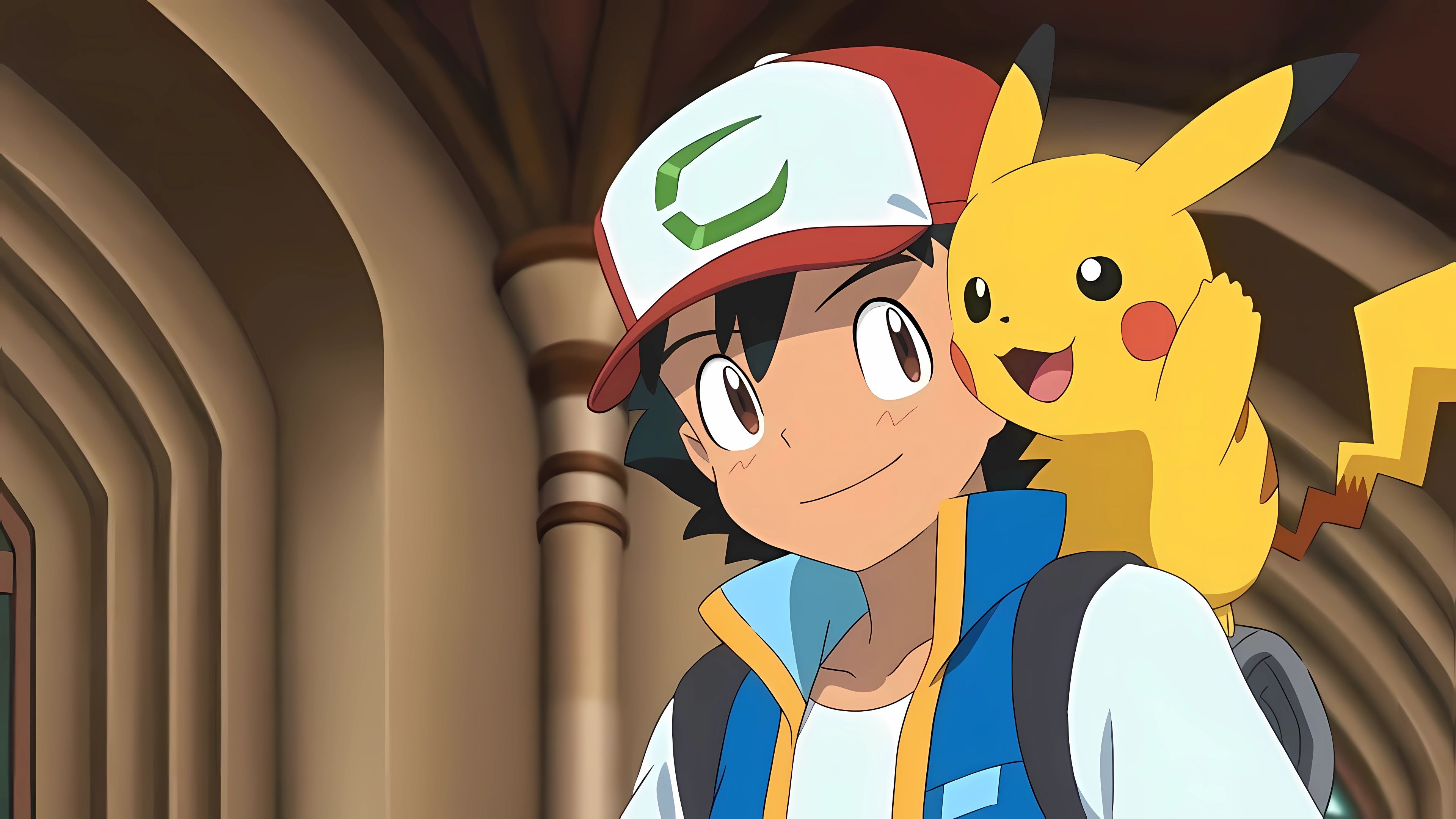3840x2160 Ash Ketchum Wallpaper 4K, 5K, Pikachu, Pokemon, 8K