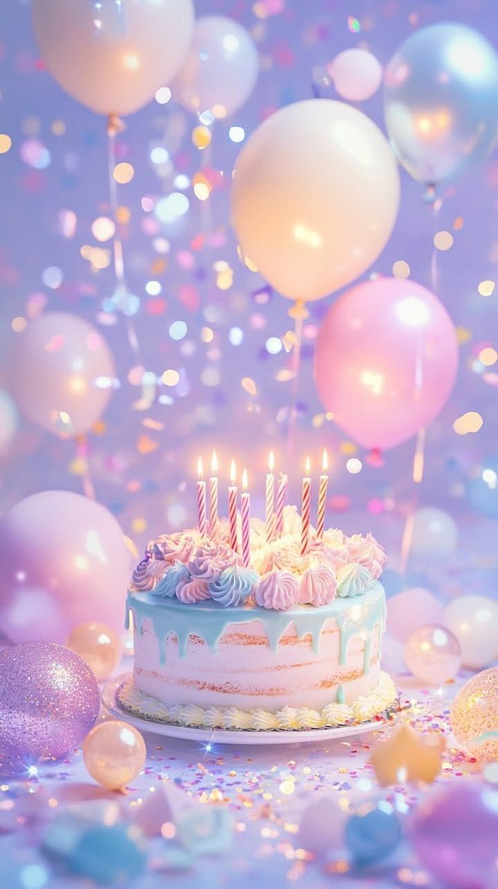 720x1285 Bday wallpaper iphone. Birthday party aesthetic wallpaper iphone, Pastel birthday background, Pastel birthday wallpaper