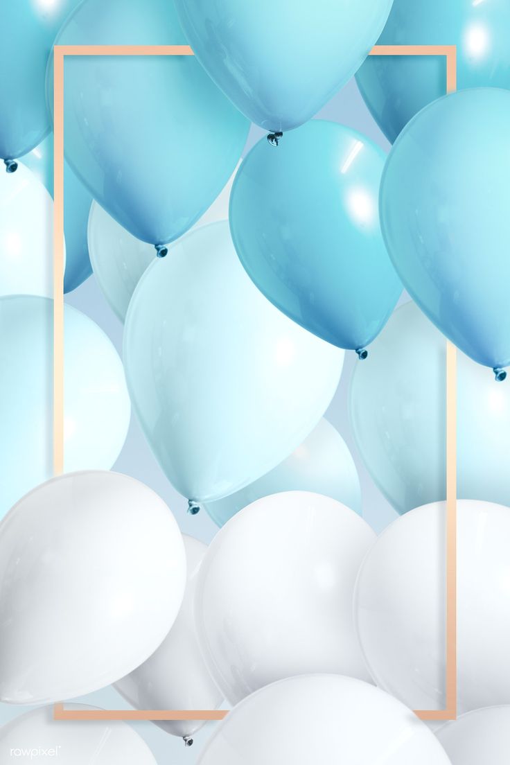736x1104 Download premium illustration of Pastel blue rectangle golden frame by HwangMangjoo about birthday, background birthday, boy birthday party, blue