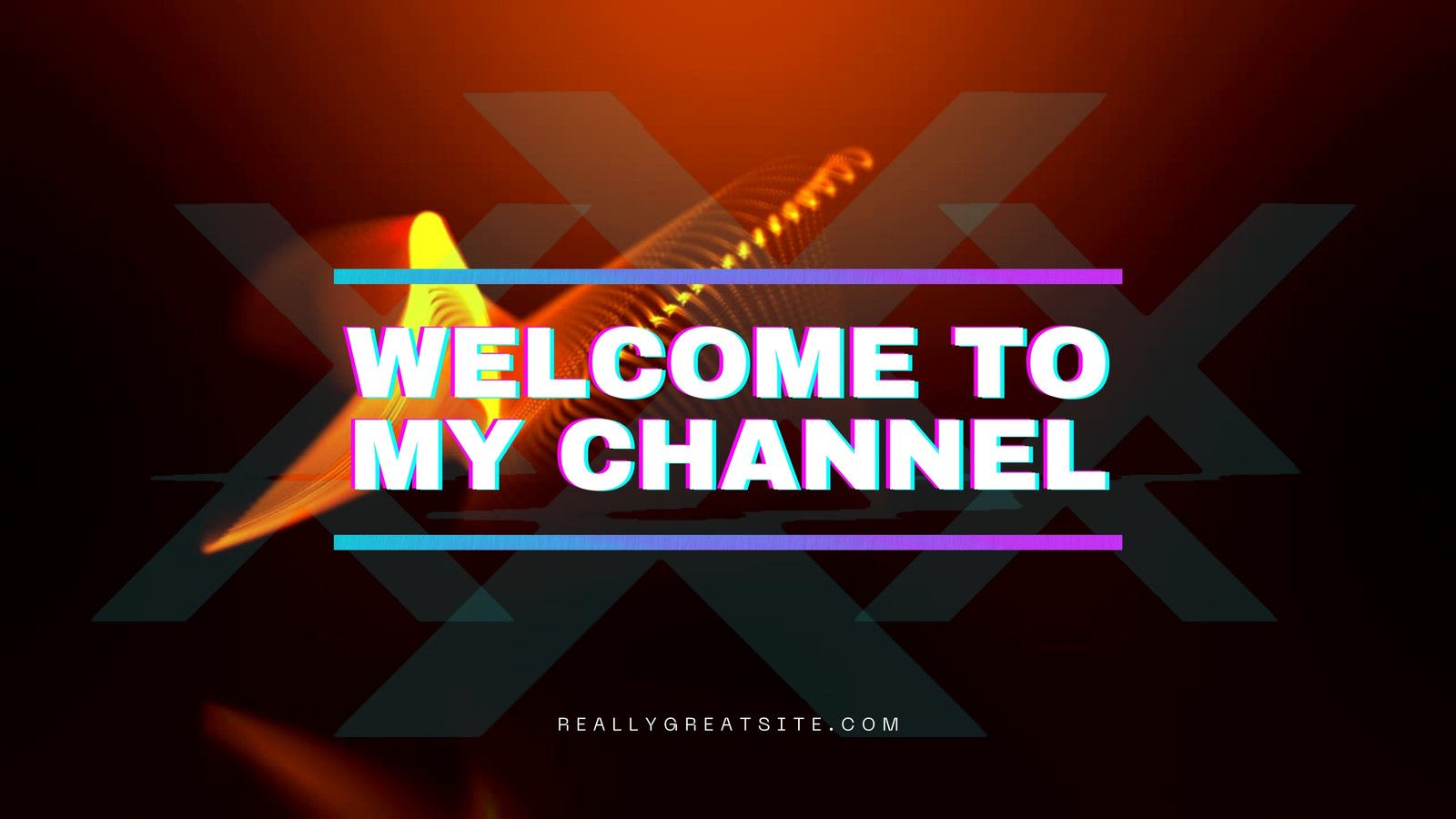 1600x900 Black Modern Welcome To My Channel Youtube Intro