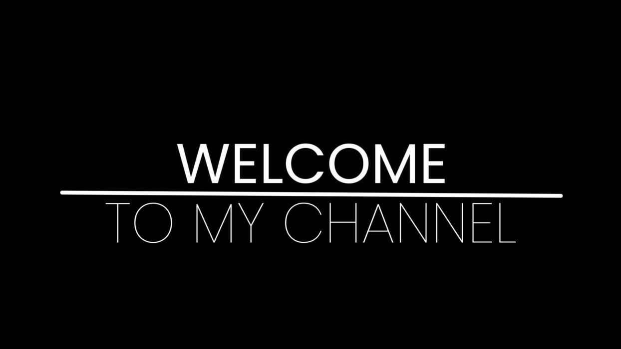1244x700 Welcome Back To My Channel Stock Video Footage for Free Download