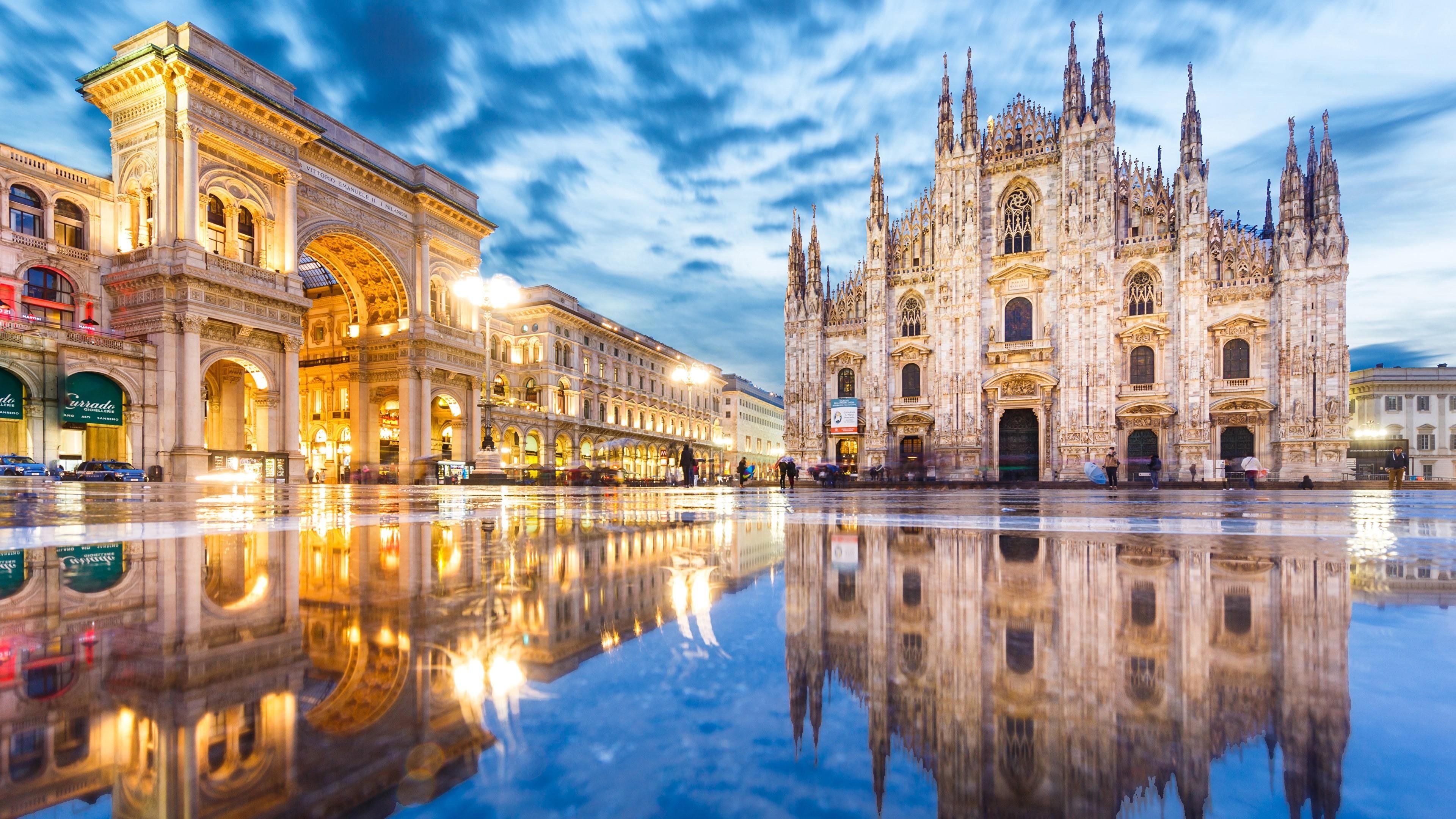 3840x2160 Milan Cathedral Wallpaper