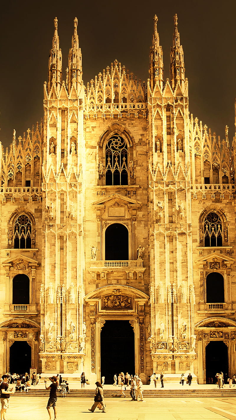 800x1422 Milan cathedral, HD phone wallpaper
