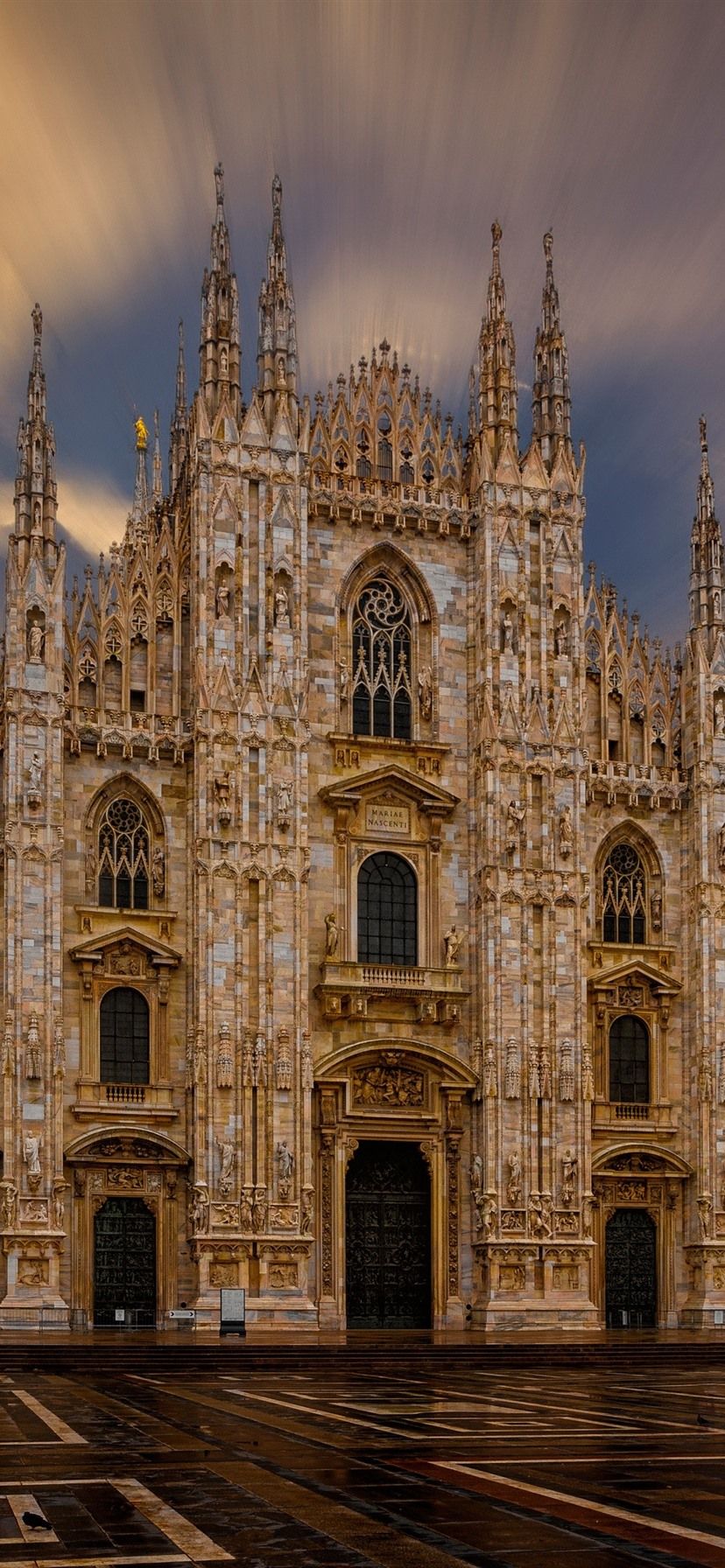 828x1792 Milan Cathedral, Italy, Sun Rays, Dawn 1080x1920 IPhone 8 7 6 6S Plus Wallpaper, Background, Picture, Image