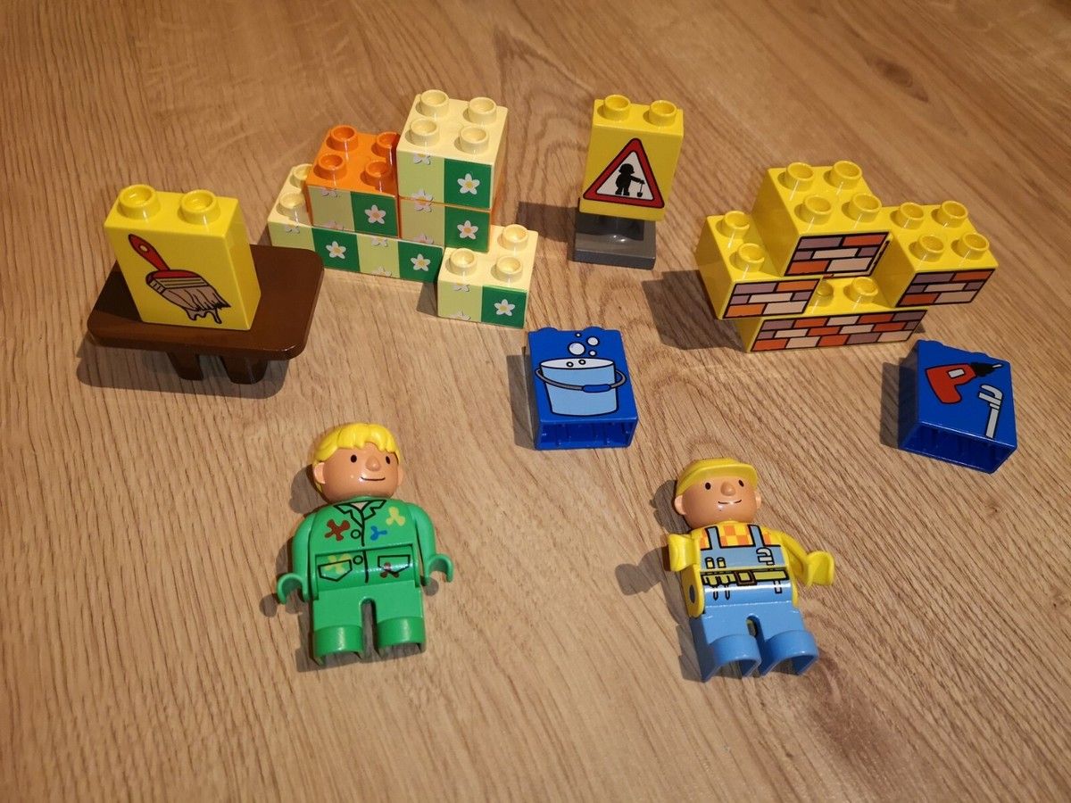 1200x900 2x Sets Lego Duplo Bob The Builder Bob 3279 & Wendy Wallpaper 3278