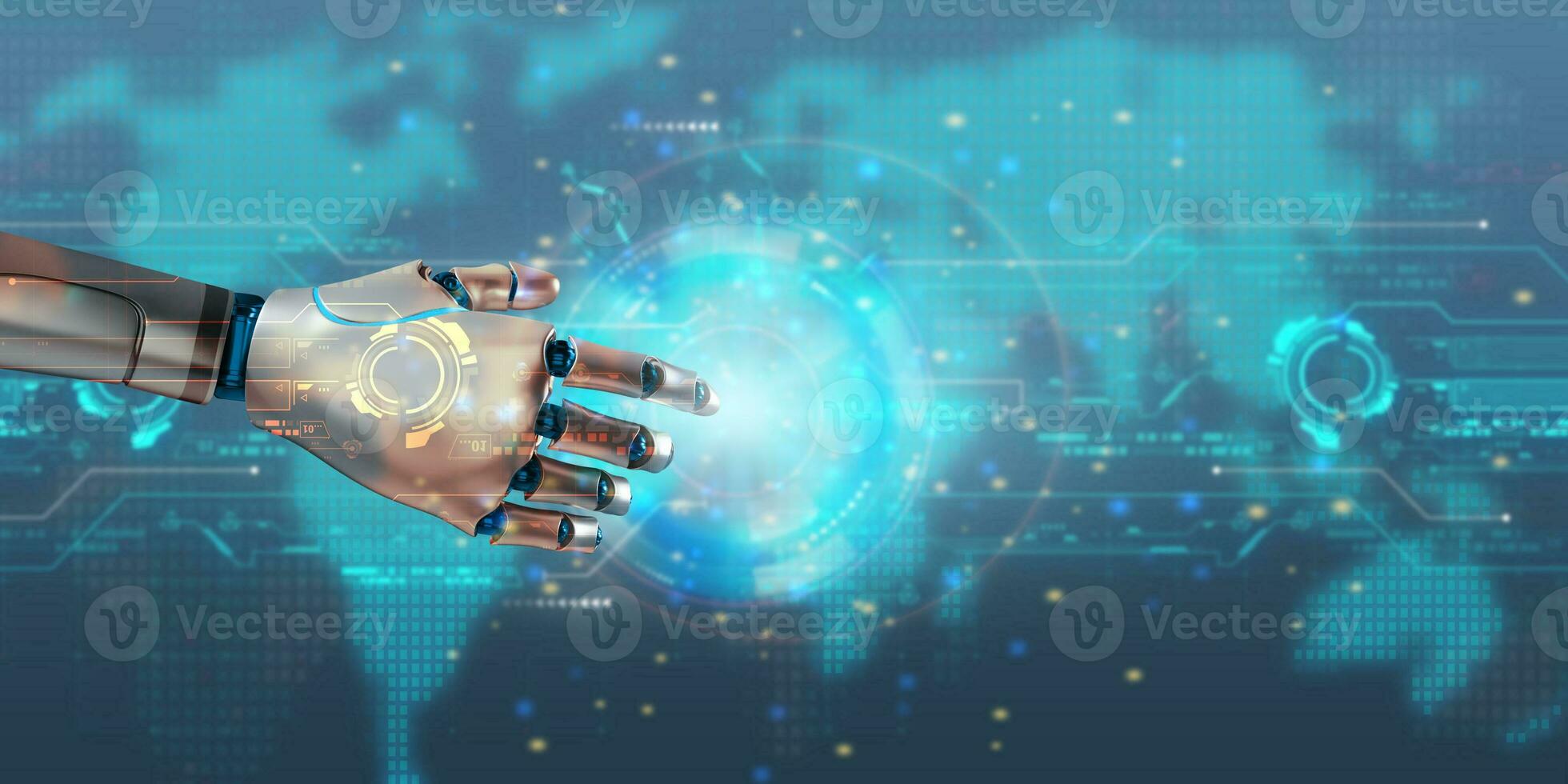 1960x980 Hand robot ai artificial intelligence shakehand technology background wallpaper texture copy space machine business robot human cyborg science future digital industry agreement smart education study