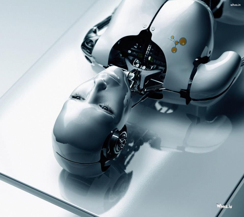 960x854 White Human Robots HD Wallpaper