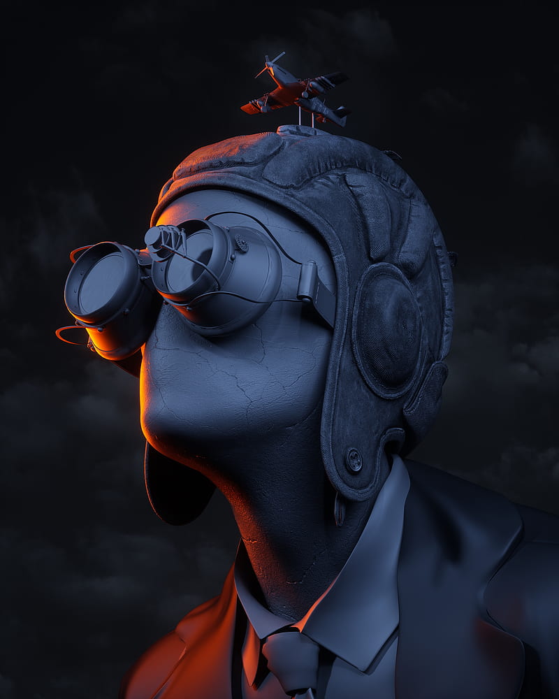 800x1000 AVIATOR, air, hope, human, plane, robot, sky, HD phone wallpaper