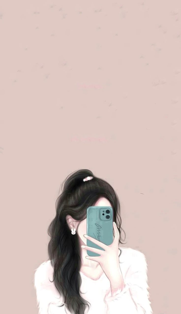 736x1278 Girly profile picture for whatsapp dp. Mirror selfie aesthetic cartoon, Dpz, Girl wallpaper