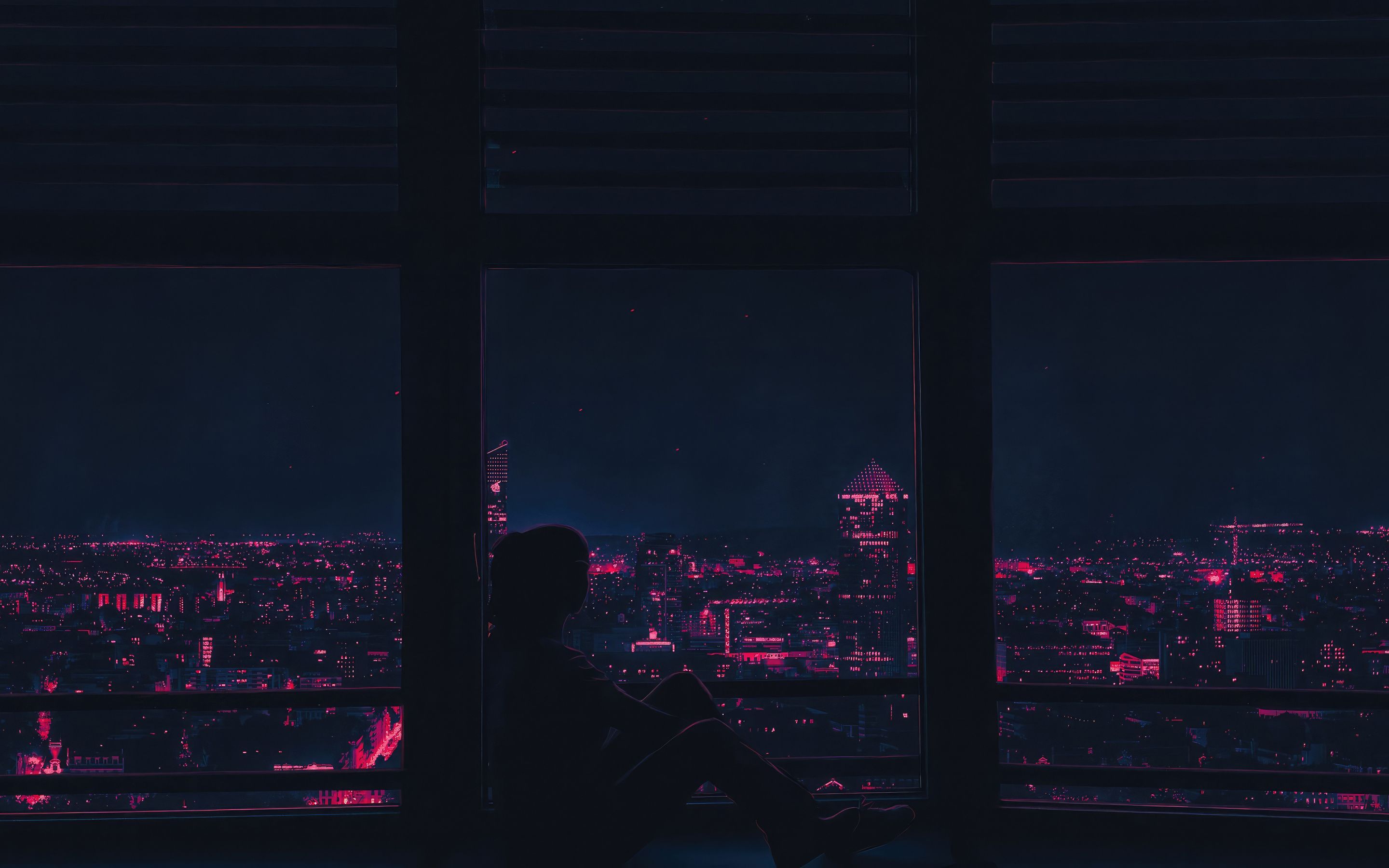 2880x1800 Midnight Solitude Alone In The Dark Macbook Pro Retina , HD 4k Wallpaper, Image, Background, Photos and Picture