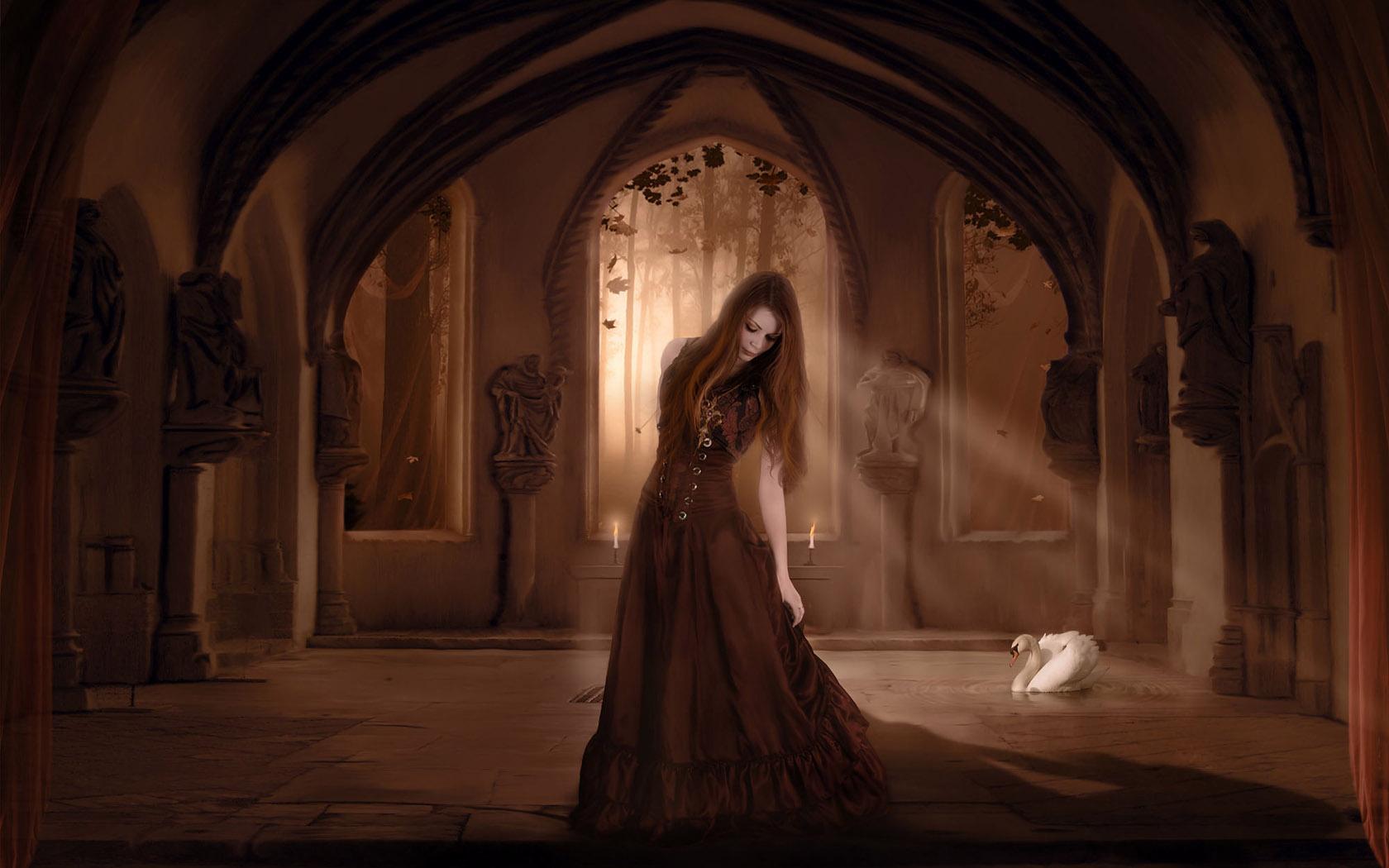 1680x1050 Medieval Princess Wallpaper