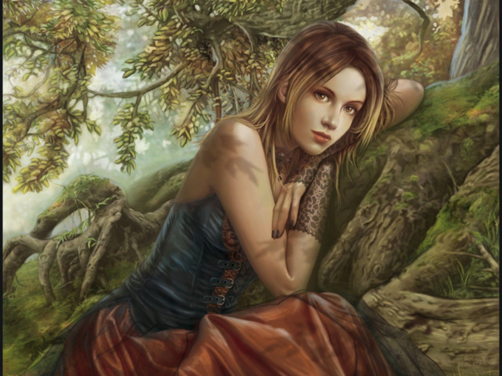 1600x1200 Medieval Woman Wallpaper