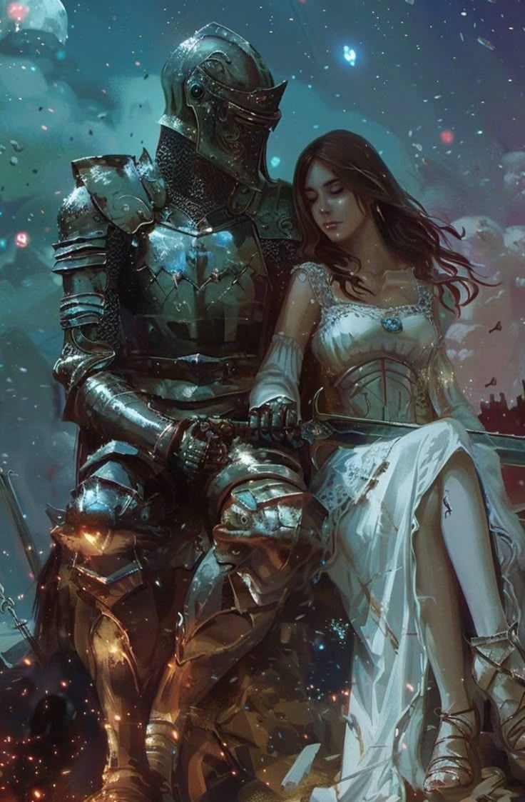736x1123 Knight And Princess Wallpaper