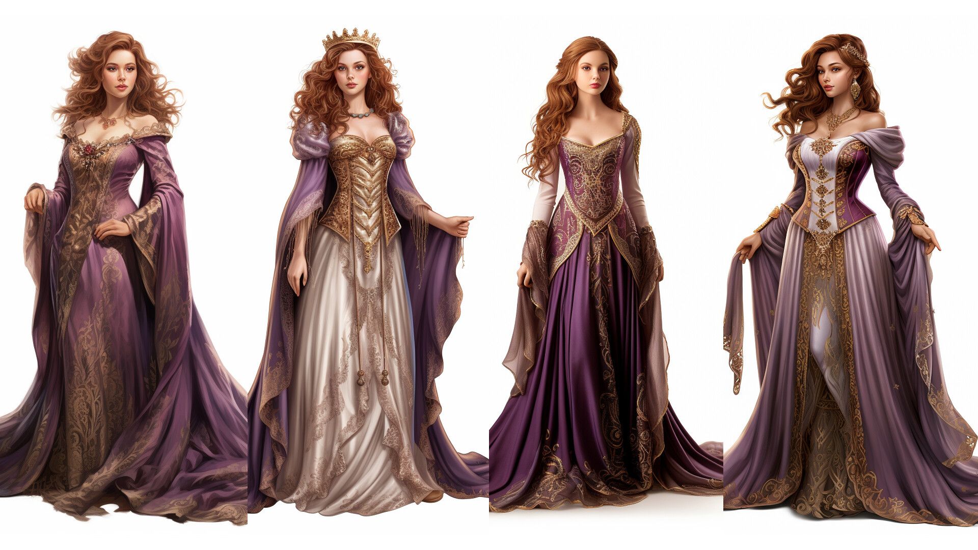 1920x1080 Medieval Princess Image Reference