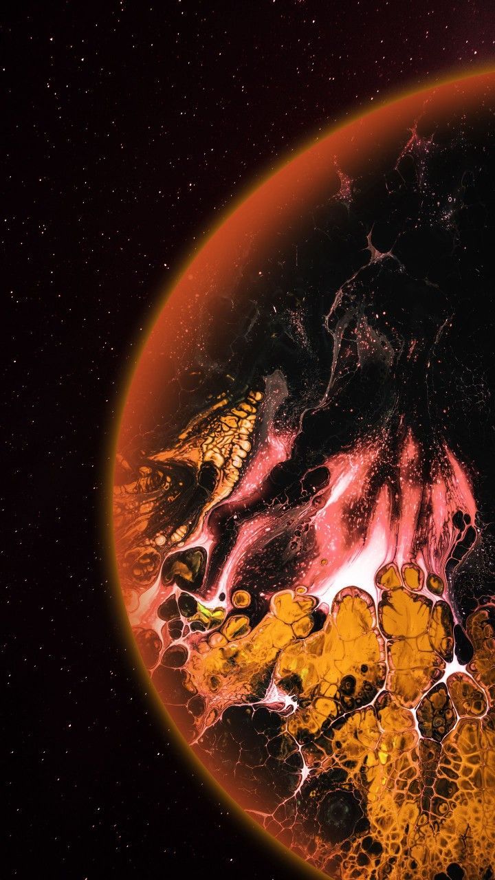 720x1280 Earth from Space Mobile Wallpaper. Shevon salmon wallpaper space, Orion nebula red wallpaper, Orange planet wallpaper