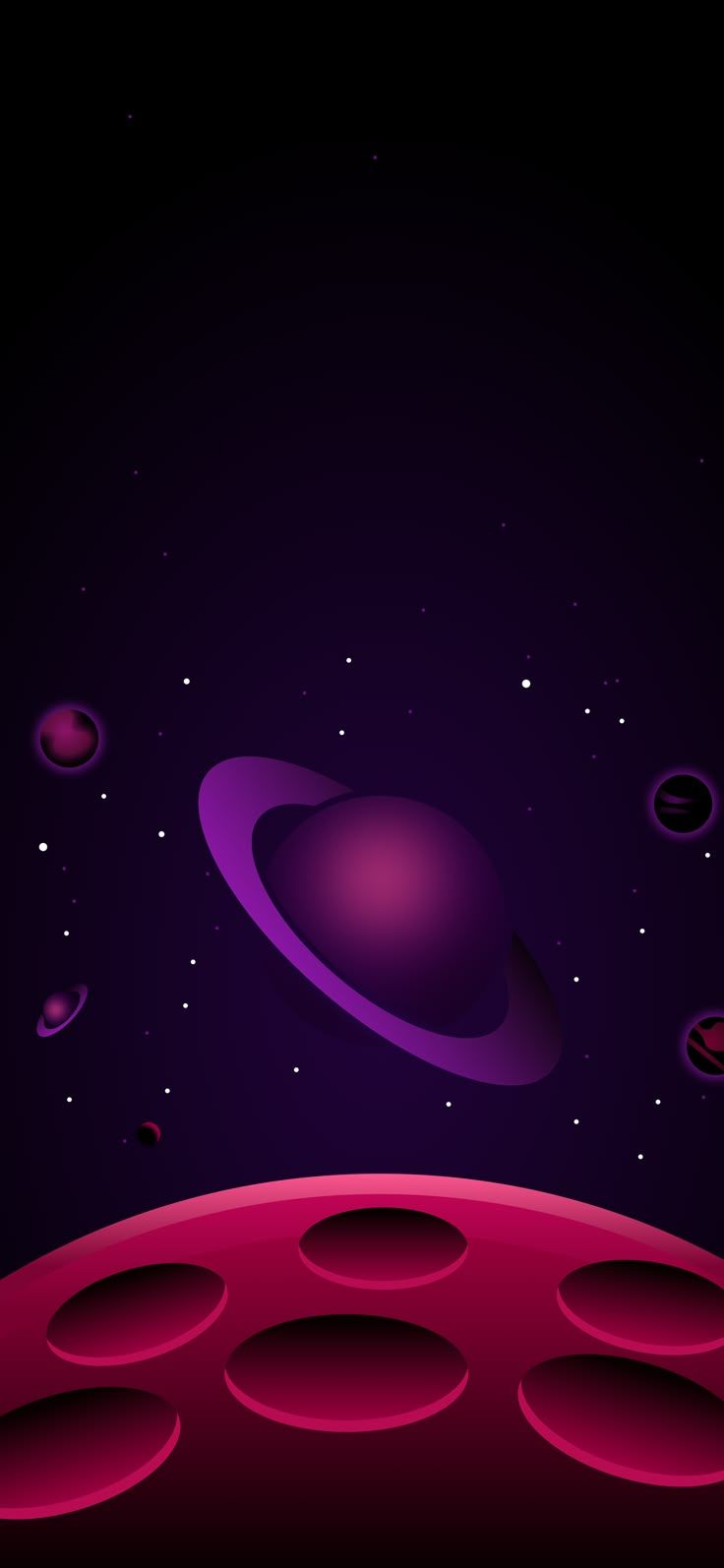 736x1594 Киберпанк обои для iPhone. Shevon salmon wallpaper space, Space apple wallpaper, Pink planet iphone wallpaper