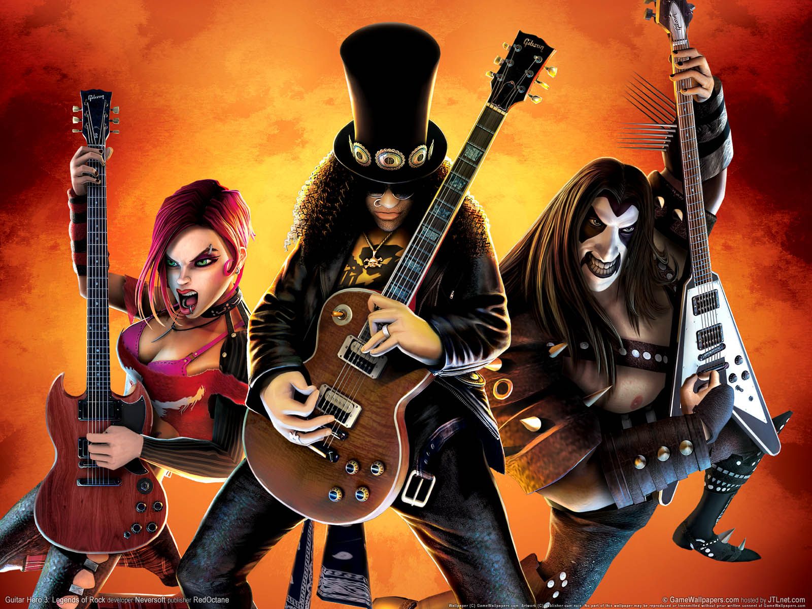 1600x1200 Guitar Hero 3%3A Legends of Rock wallpaper 01 1600x1200