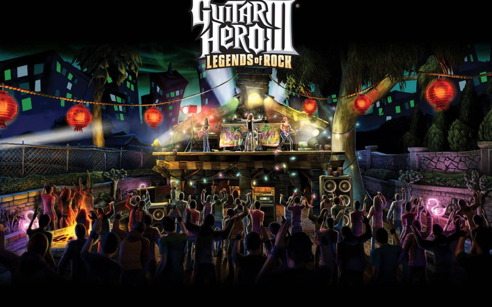 1920x1200 Download Guitar Hero 3 Concert Poster Wallpaper