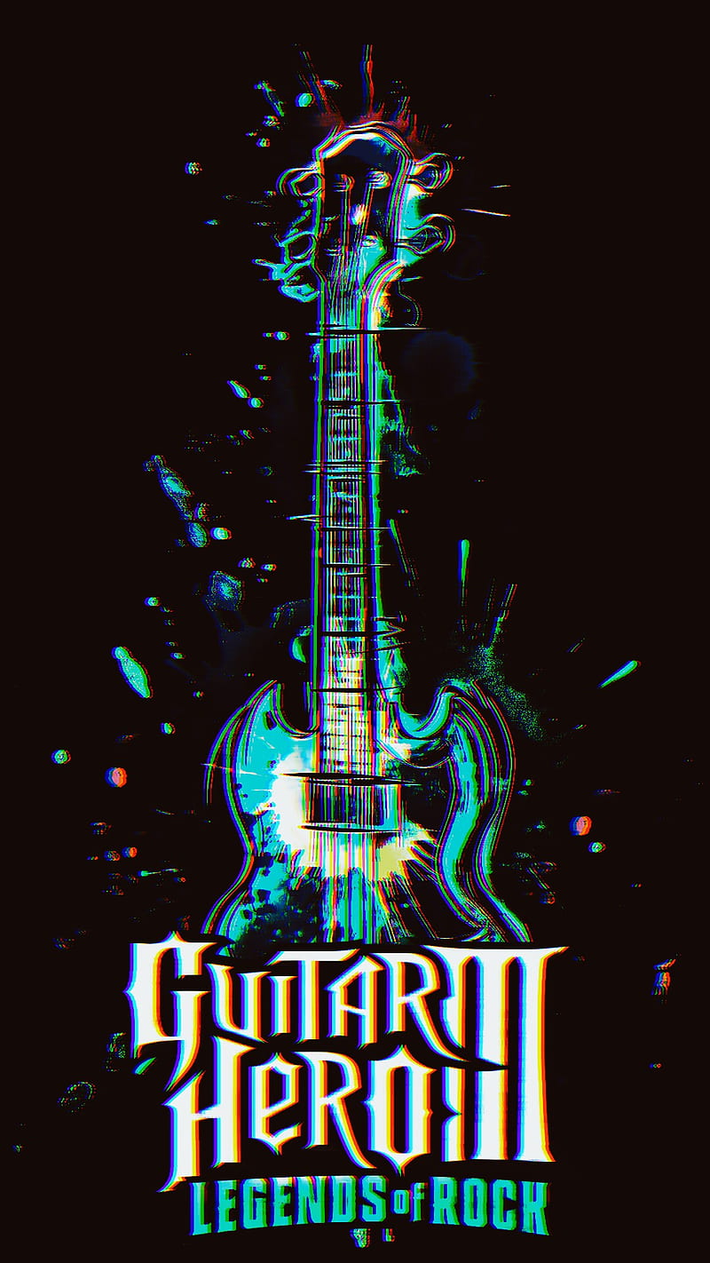 800x1422 Guitar Hero, rock and roll, guitar, Leyends of rock, HD phone wallpaper