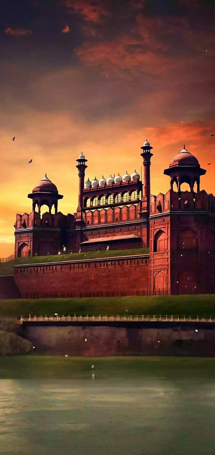 720x1520 Red fort India Travel india