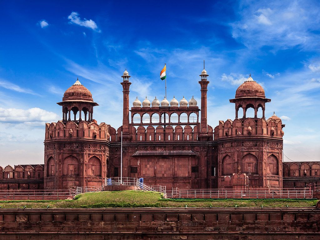 1024x768 Red Fort (Lal Qila). Delhi, India. India travel tourism bac