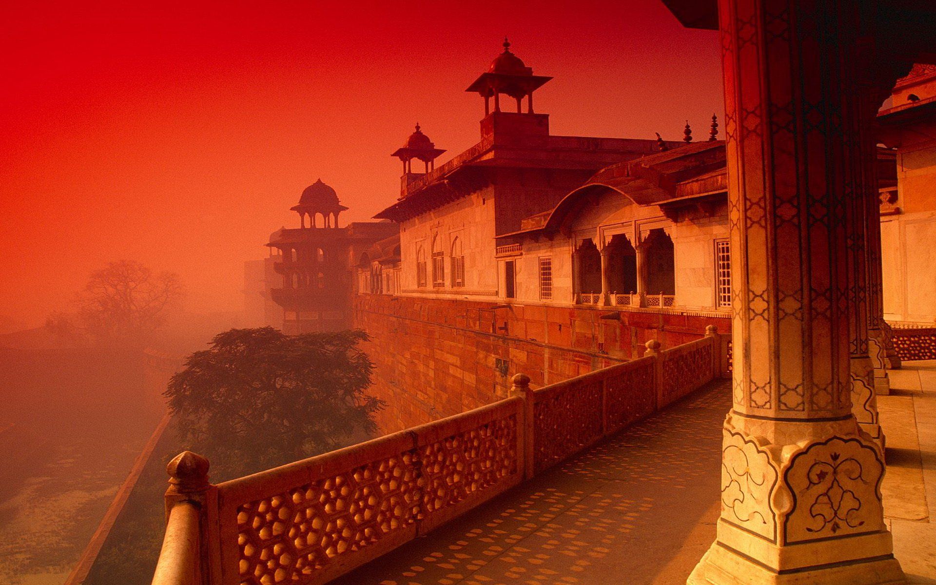 1920x1200 Agra Fort Majesty: Stunning HD Architecture of India's Historic Marvelx1200