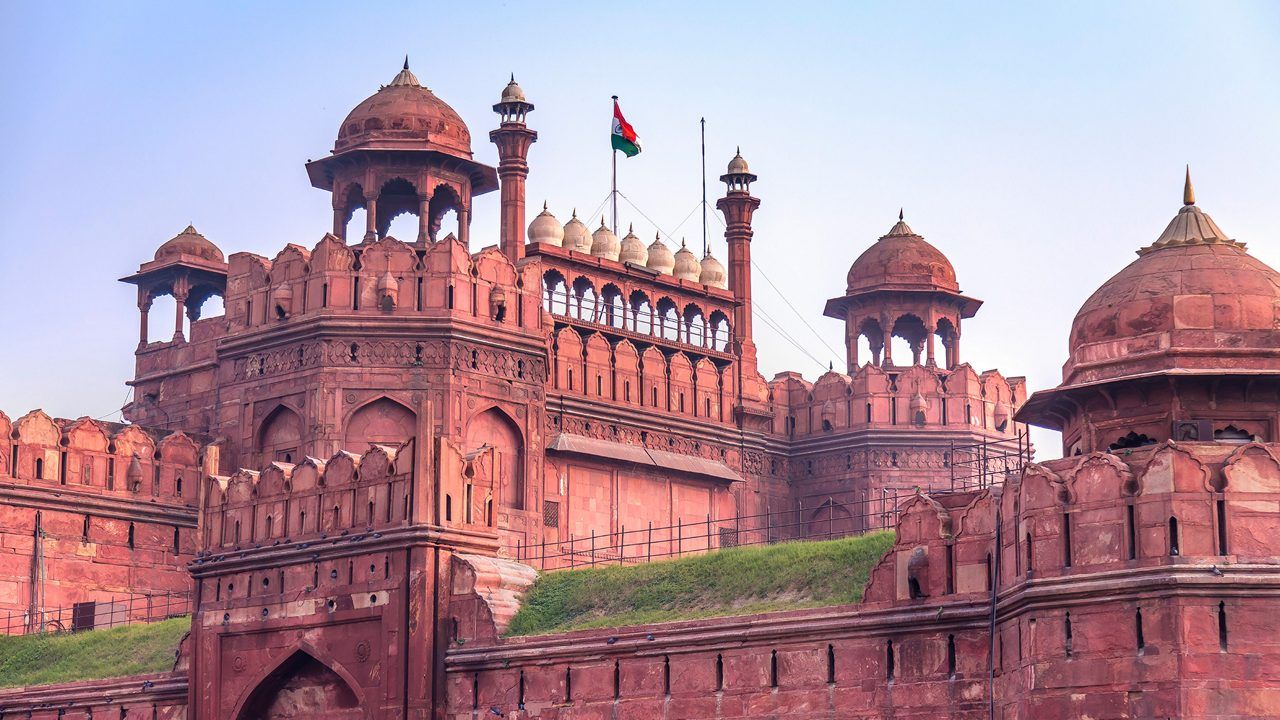 1280x720 Red Fort in Delhi Historic Monument of India