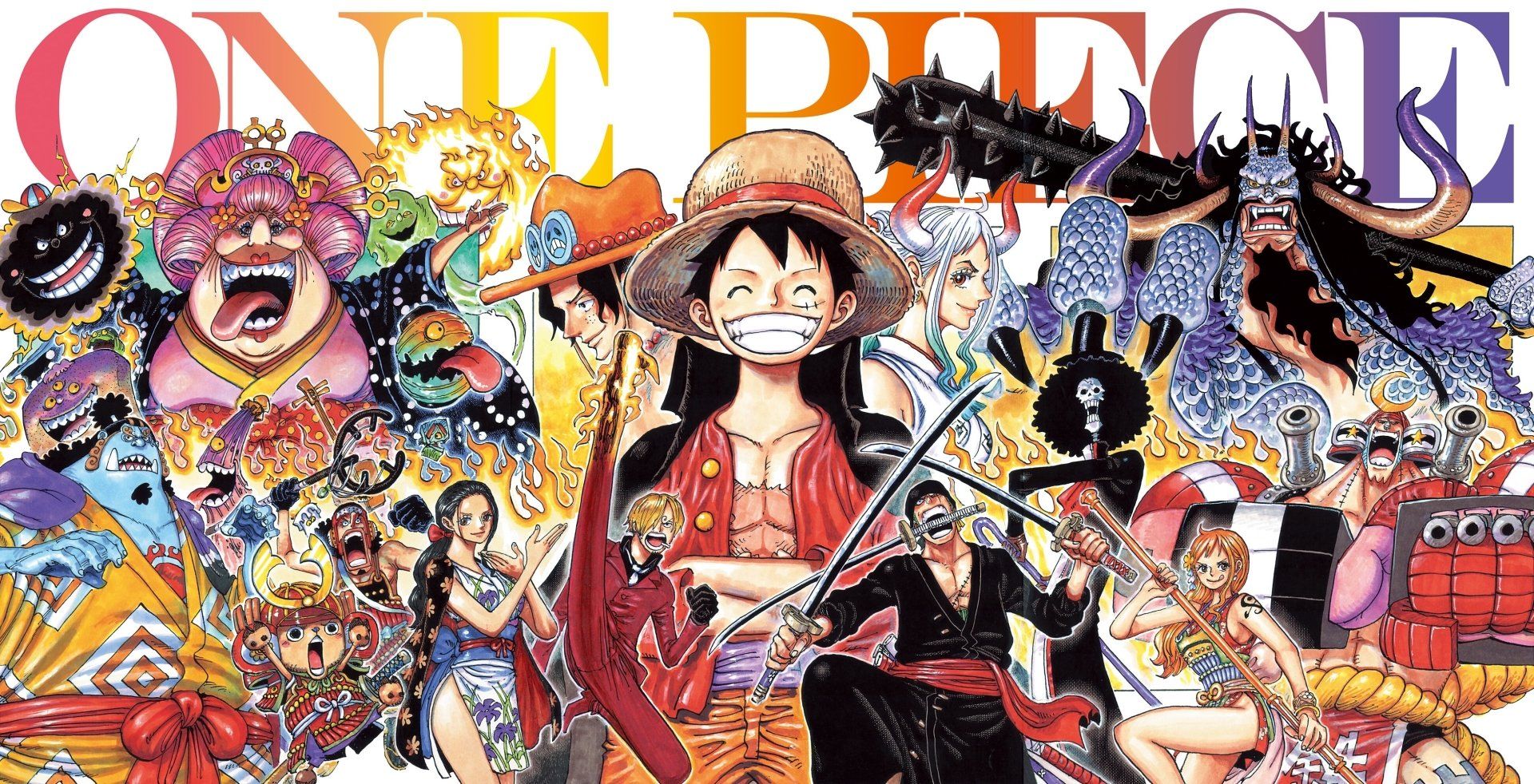 1920x982 One Piece Color Spread Wallpaper