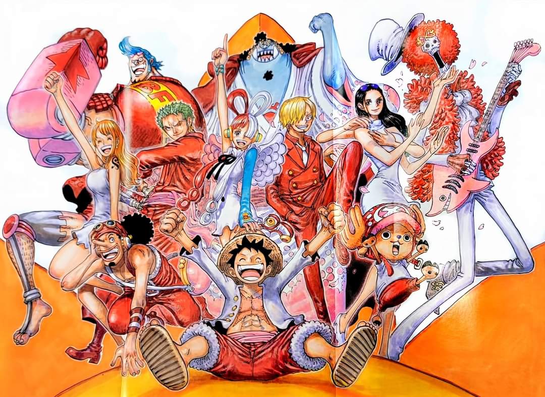1080x787 BudokanEC on X: #ONEPIECE Chapter 1071 color spread / X