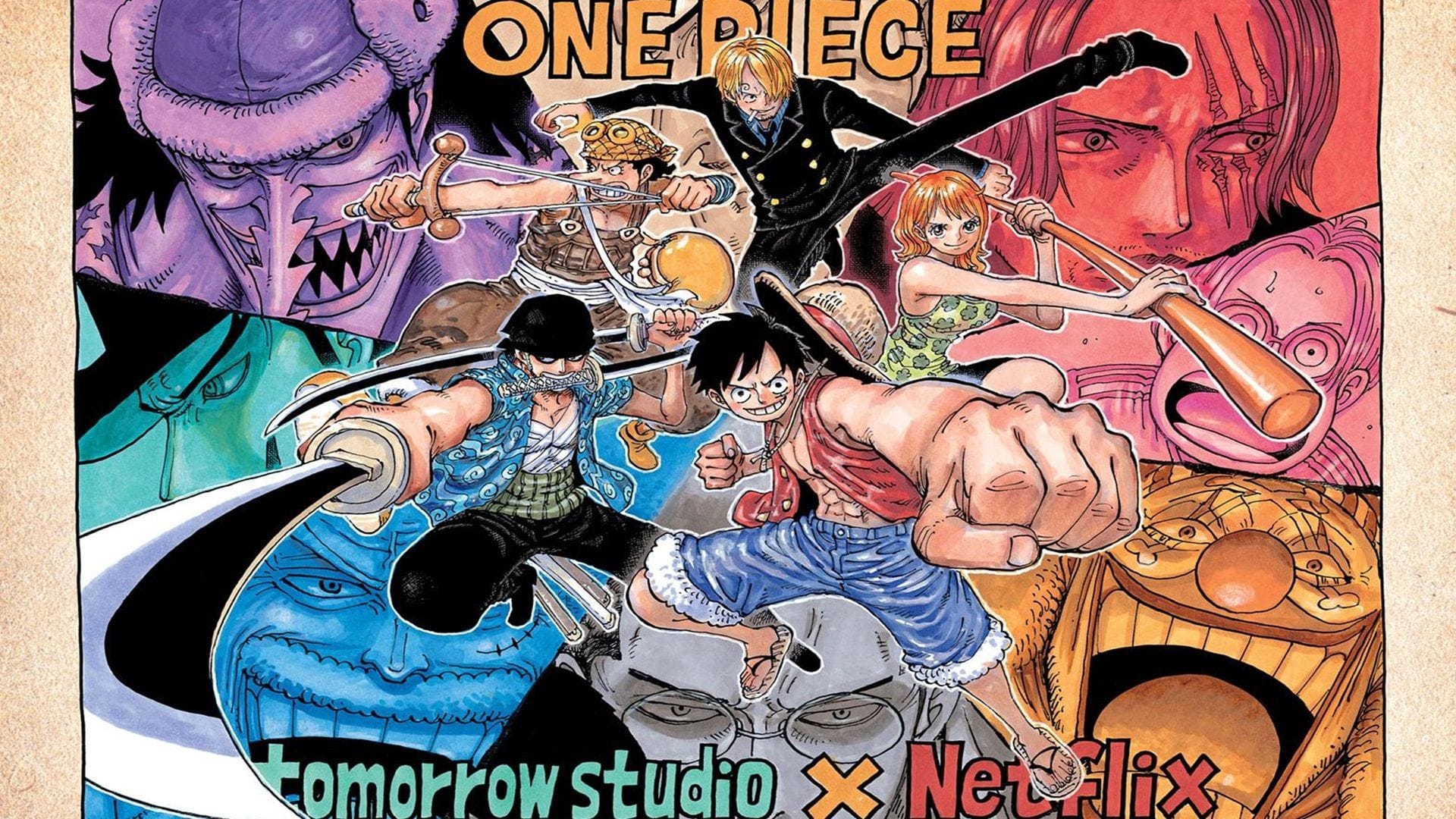 1920x1080 best One Piece color spreads, ranked