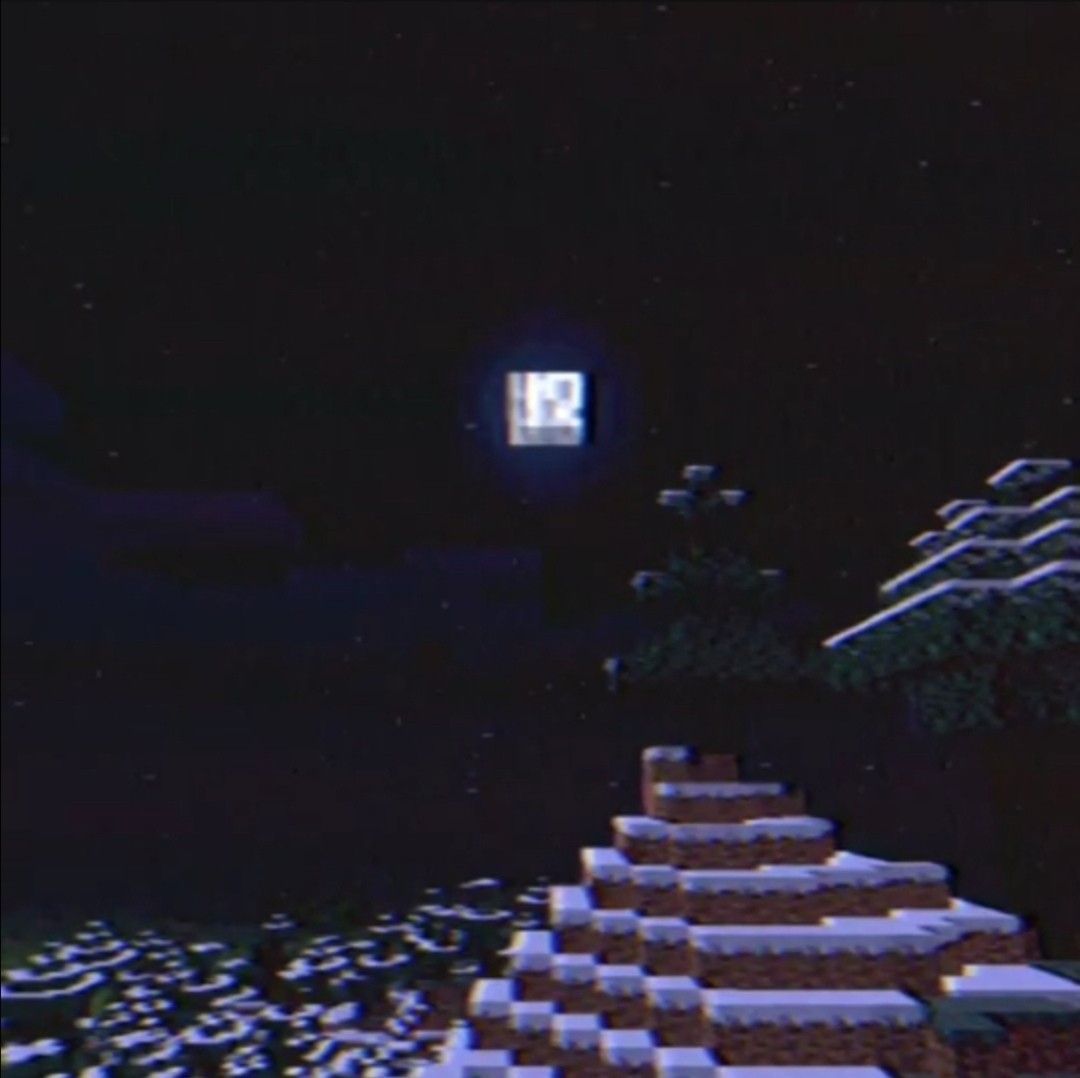 1080x1078 Nostalgic Minecraft Wallpaper with Snowy Landscape. Майнкрафт ностальгия, Паранормальные фото, Ретро волны