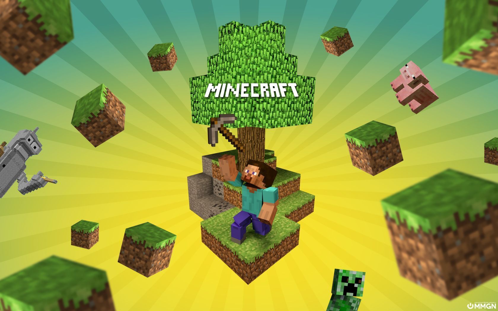 1680x1050 Minecraft Classic Wallpaper
