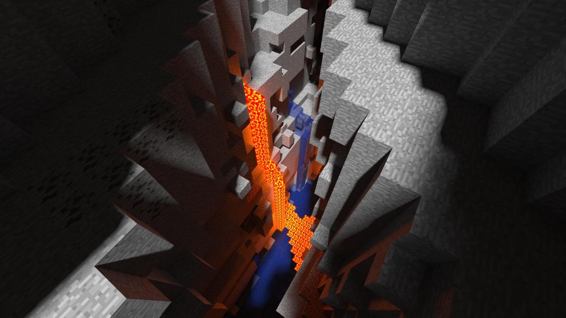 1920x1080 Some minecraft wallpaper renders, for nostalgia and beyond (download link in comments)