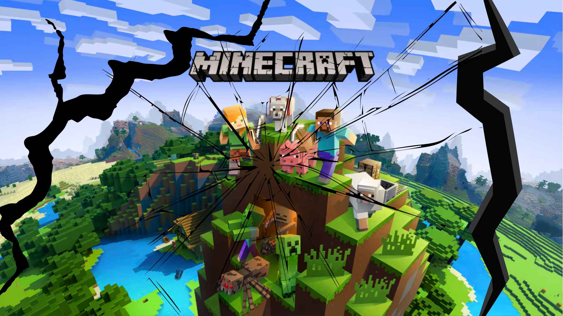 1920x1080 Mojang Keeps Posting Minecraft Pixel Style Concept Game Art, And I Want Them To Be Real