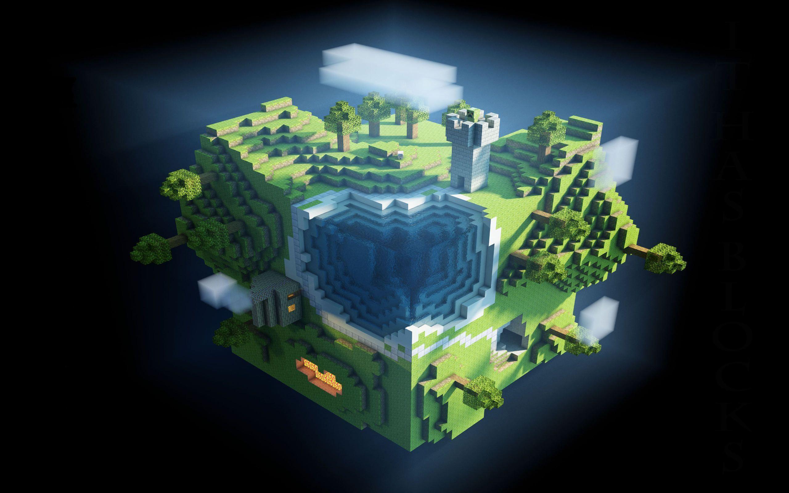 2560x1600 Minecraft Classic Wallpaper