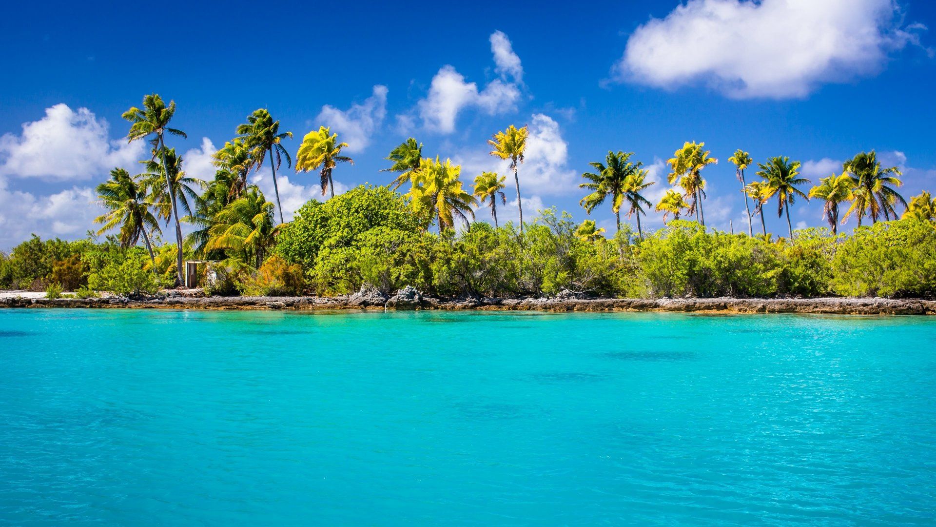 1920x1080 Serene Island Paradise: 4K Ultra HD Nature Wallpaperx2160