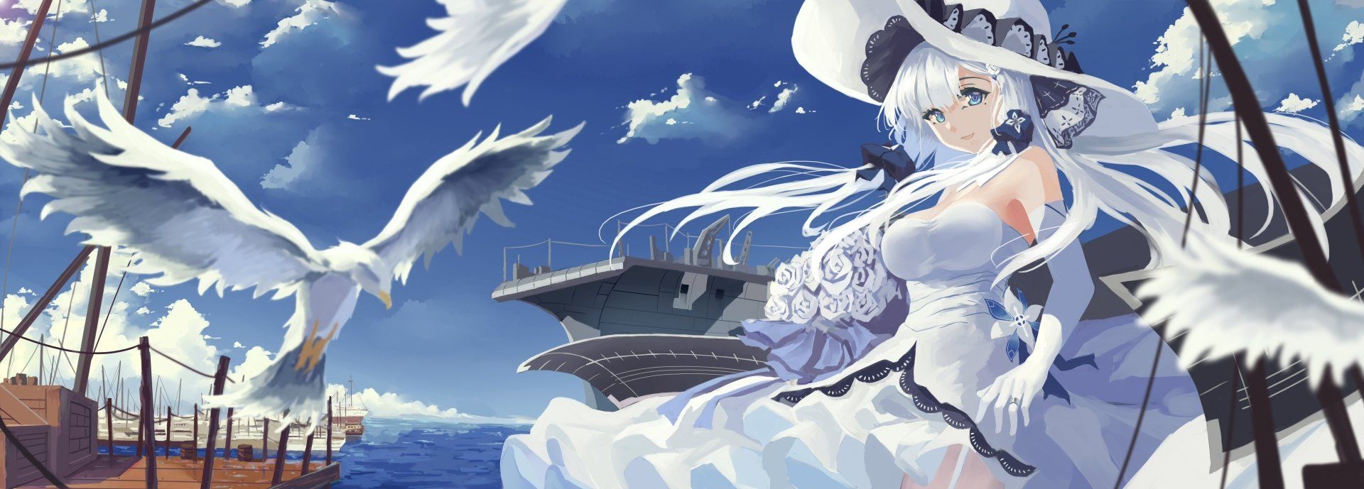1920x689 Download Illustrious (Azur Lane) Anime Azur Lane 4k Ultra HD Wallpaper By Wjn Rancex3385