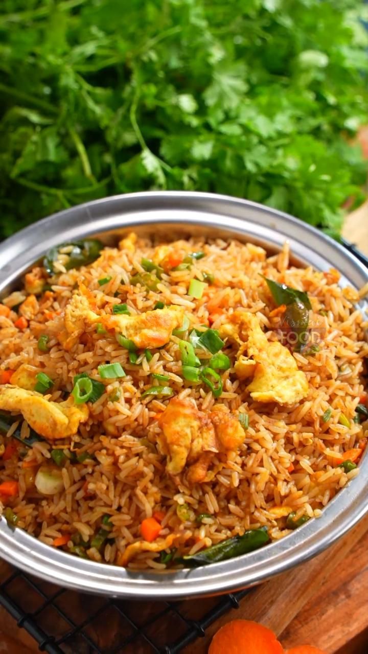 720x1280 Best Egg Fried Rice Recipe. Fast Food Recipes