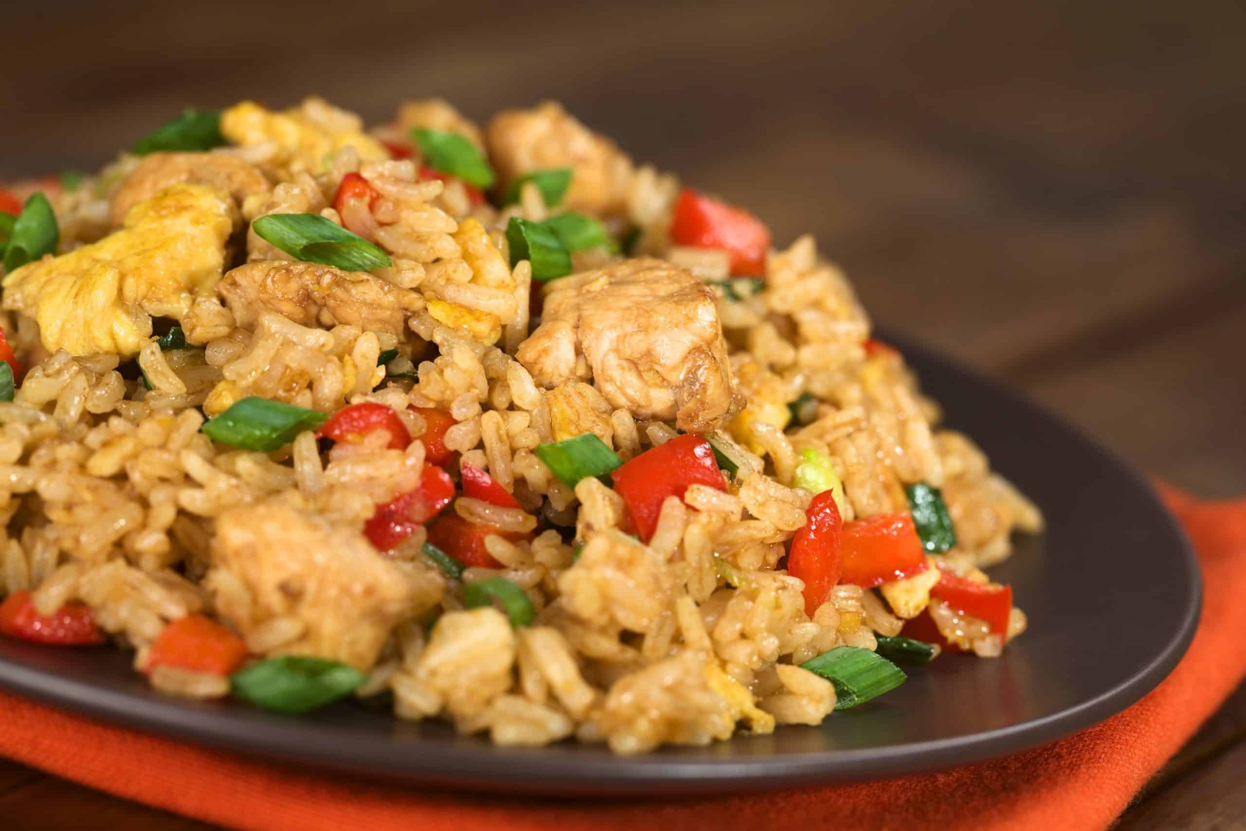2560x1707 Classic Chicken Egg Fried Rice: Very Quick And Healthy Meal